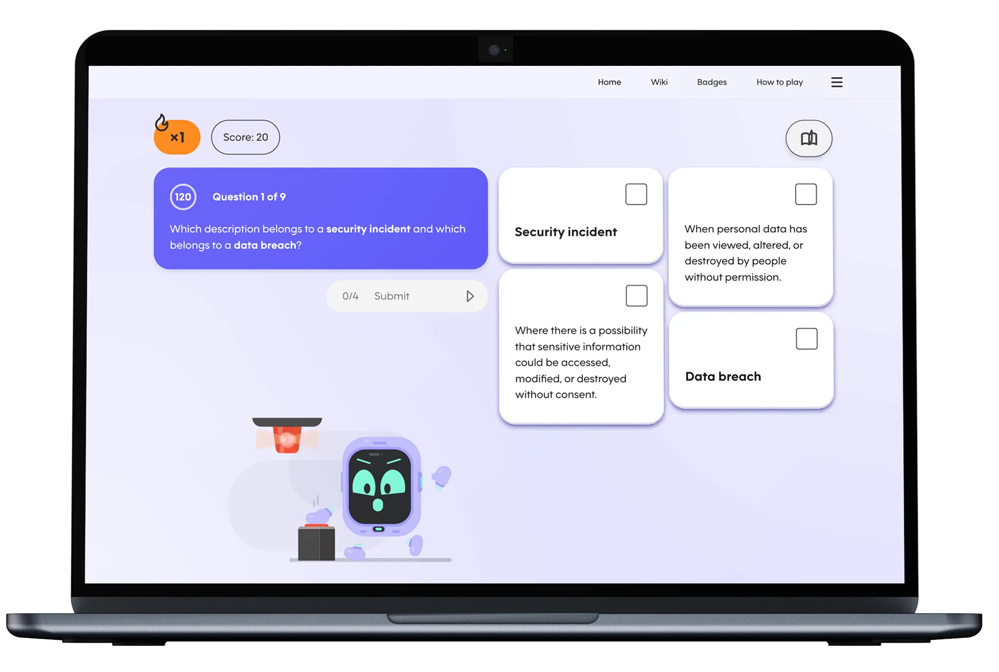 Email phishing example