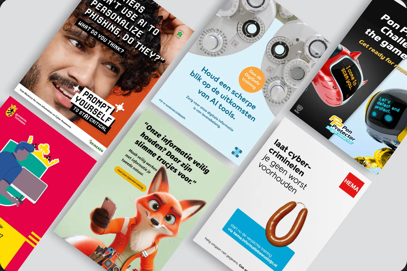 Voorbeeld van printuitingen