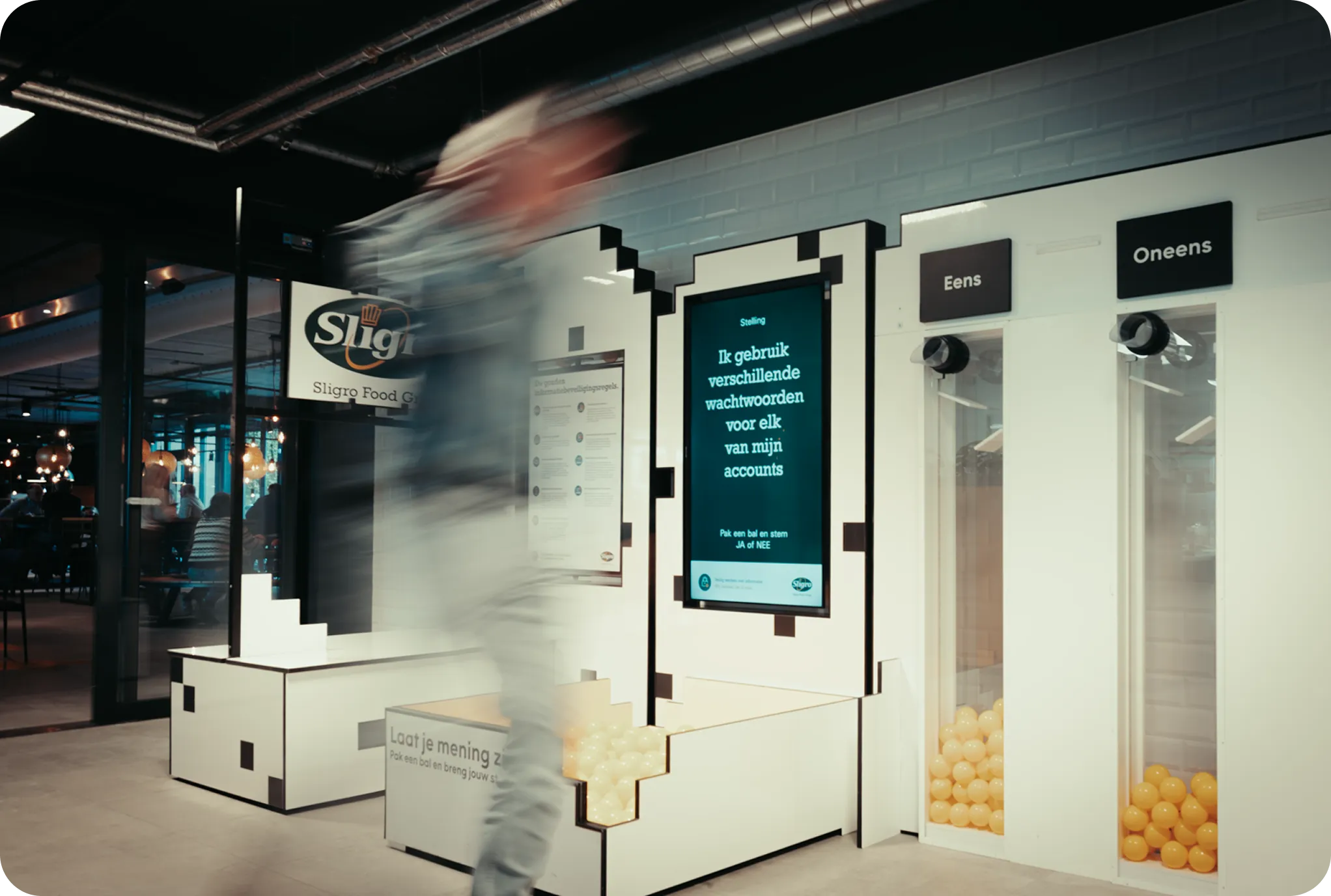 Voorbeeld van Wall of Vote