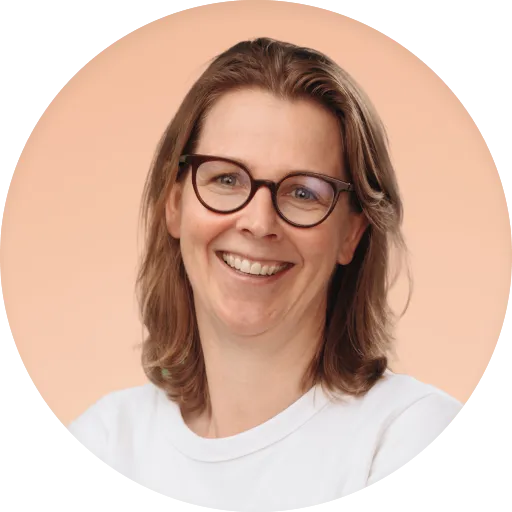 Foto van Nienke Geudeker, die de expert representeert om vragen rondom managen mee te bespreken.